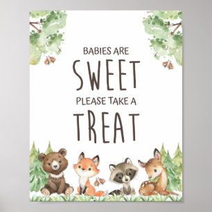 Poster Bébés sont doux S'il vous plaît prendre une menace