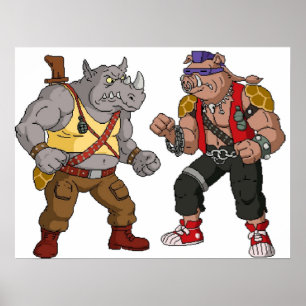 Poster Bebop Rockstable Funny gros caractères