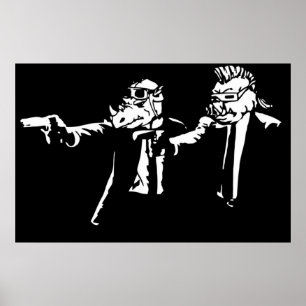 Poster Bebop Rockstable Thug life Pfiction mashup