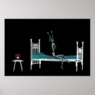 Poster - Bedtime X-Ray Skeleton Original