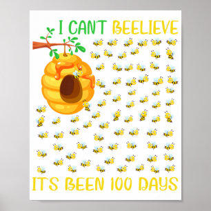 Poster Bee Hive Tree 100 Jours D'Enseignant Garçon Fille