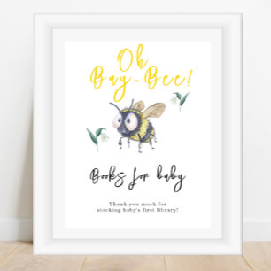 Poster Bee - Livres pour bébé