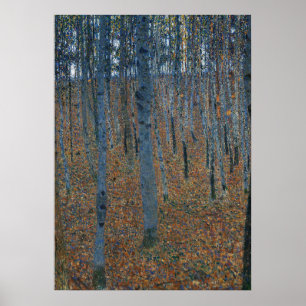 Poster Beech Grove I par Gustav Klimt Peinture