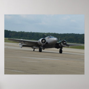 Poster Beechcraft 18/UC-45 modèle Expeditor.