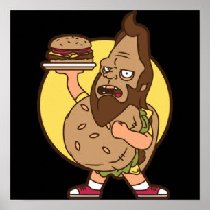 Poster Beefsquatch Big Boy TShirt