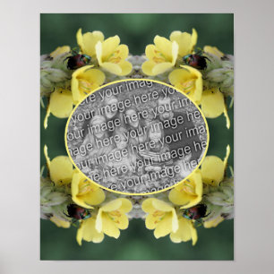 Poster Beetle sur Wild Mullein Flower Ajoutez votre photo