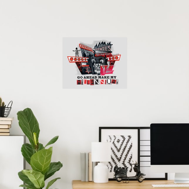 Poster Beetlejus | Aller de l'avant faire mon millénaire (Bureau à domicile)