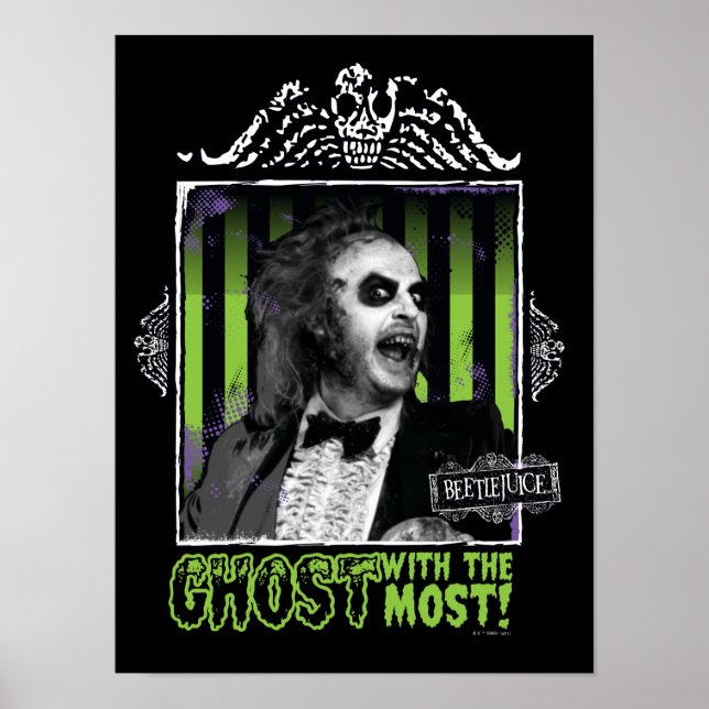 Poster Beetlejus | Portrait "Ghost With the Most" (Devant)