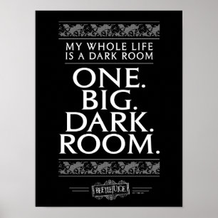 Poster Beetlejus   Toute Ma Vie Est Une Chambre Sombre