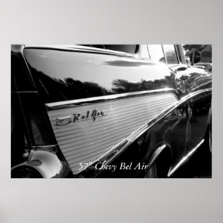 Poster Bel Air, Chevy Bel Air 57"