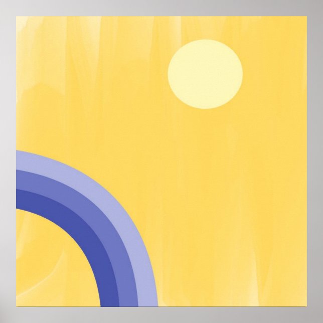 Poster bel art abstrait (Devant)