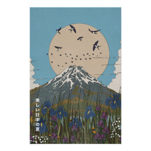 Poster Bel été japonais