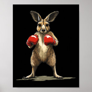 Poster Bel Kangaroo Fighter Pour Un Knockout Hilarious