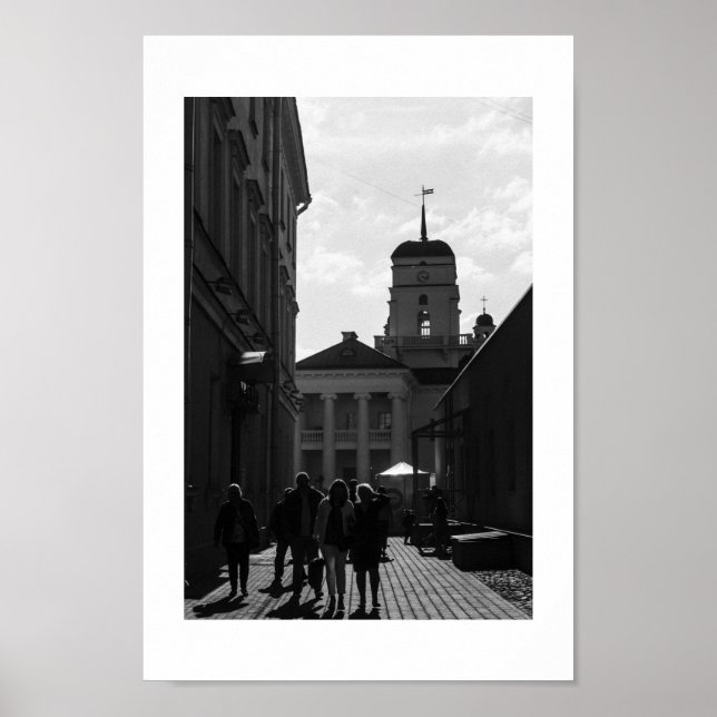 Poster Belarus Беларусь Minsk Мінск Минск Architecture (Devant)