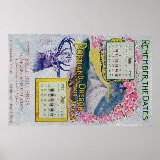 Poster Belding Bros. Publicité des bijoutiers (Devant)