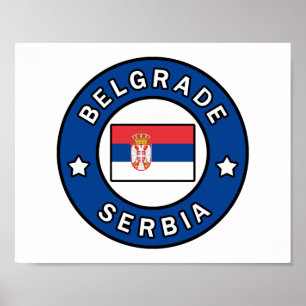 Poster Belgrade Serbie