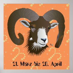 Poster Bélier du 21 mars au 20 avril