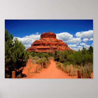 Poster Bell Rock situé à Sedona, Arizona États-Unis