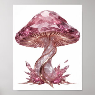 Poster Belle ART ABSTRAIT Rose Design Moderne