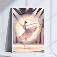 Belle Ballerine | Arts de Ballet Danse Aquarelle