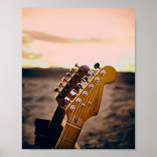 Poster Belle Basse Guitare