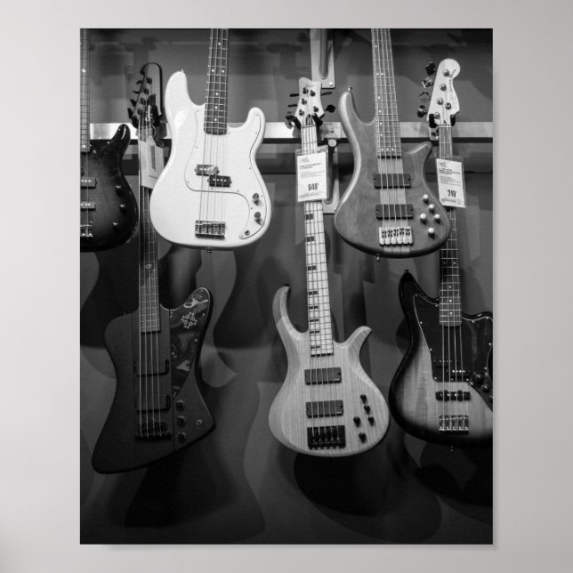 Poster Belle Basse Guitare (Devant)