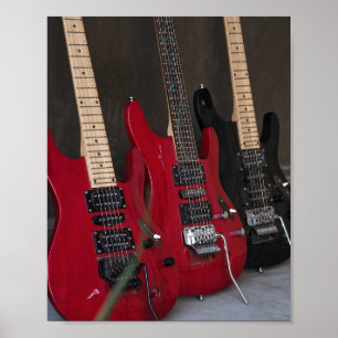 Poster Belle Basse Guitare