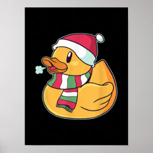 Poster Belle Canard de canard Noël