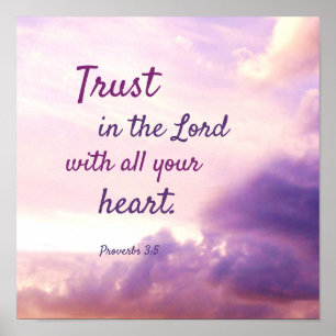 Poster Belle citation de la Bible