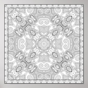 Poster Belle conception Zendoodle 2