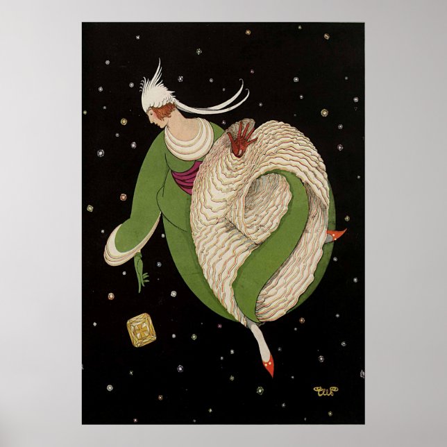 Poster Belle Epoque - La femme et les étoiles (Devant)