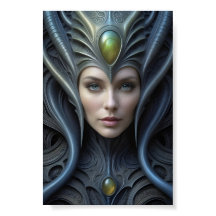 Belle femme Alien - 007 - Art Imaginaire