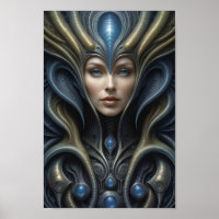 Belle femme Alien - 019 - Art Imaginaire