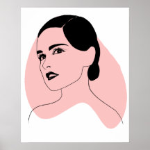 Belle Femmes Art, Noir et Blanc,