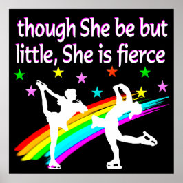 POSTER BELLE FIGURE SKATER DUO DESIGN