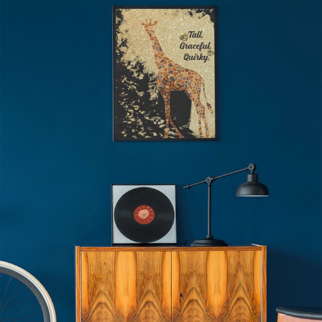 Poster Belle Giraffe Art animal moderne (Créateur téléchargé)