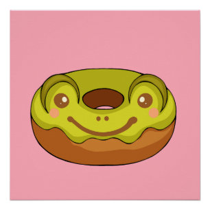 Poster Belle grenouille Matcha