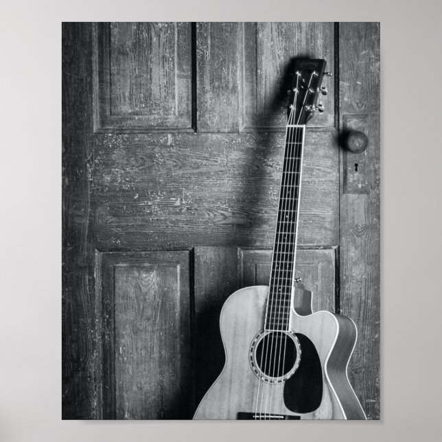 Poster Belle guitare (Devant)