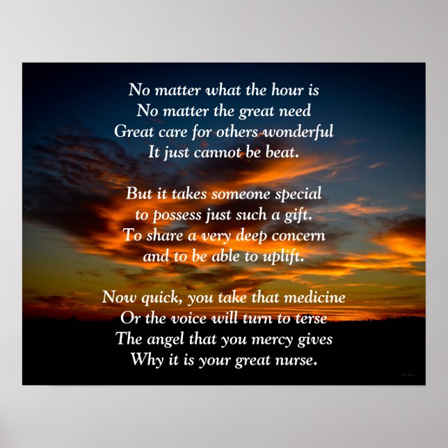 Poster Belle infirmière (Devant)