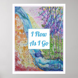 Poster Belle Inspiration Zen Chakra Energy Flow Yoga