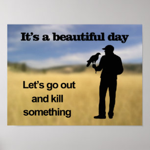 Poster Belle journée pour la Falconry