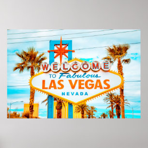 Poster Belle Las Vegas, Nevada, États-Unis