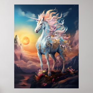 Poster Belle licorne