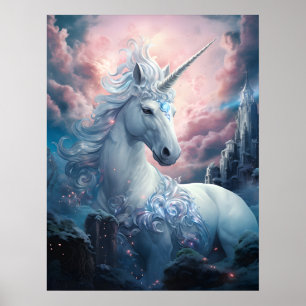 Poster Belle licorne