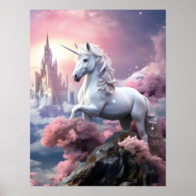 Poster Belle licorne (Devant)