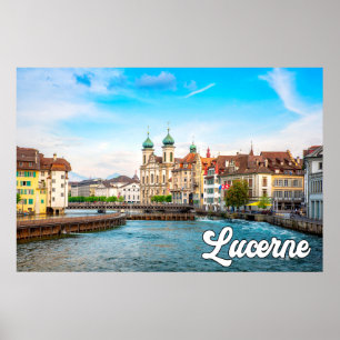Poster Belle Lucerne, Suisse