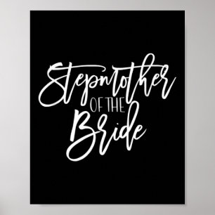 Poster Belle-mère de la mariée Groupe de mariage Mariée M