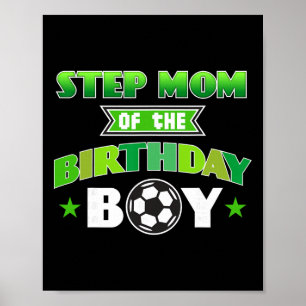 Poster Belle-mère du garçon qui fête son anniversaire Foo