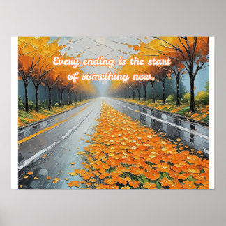 Poster Belle Motivation Naturelle, Toile Impression,