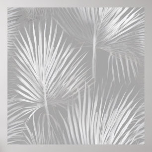 Poster Belle nouvelle Palm feuille élégante nature